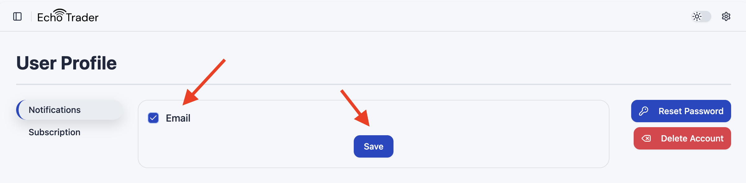 Email Notifications