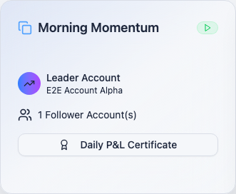 Group Daily Certificate Button
